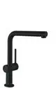 Hansgrohe-HG-Spueltischmischer-270-Talis-M54-Ausziehauslauf-1jet-mattschwarz-72808670 gallery number 1